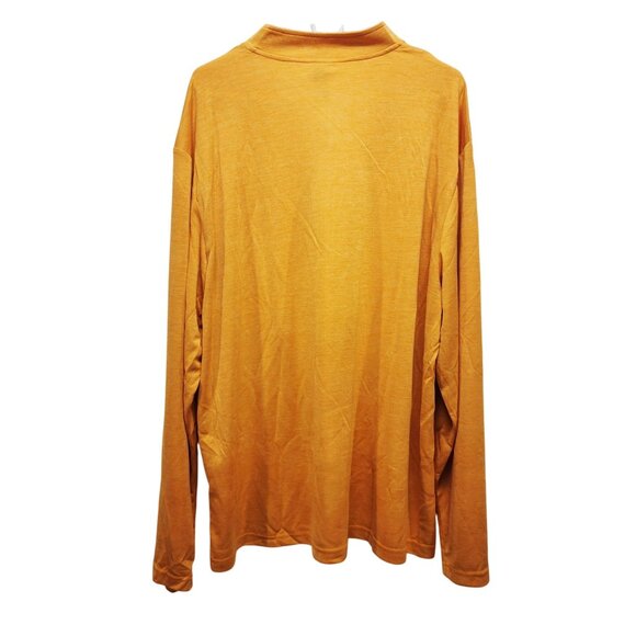 Haimont Mens Long Sleeve Yellow Pullover Shirt Size 3XL - Picture 3 of 7